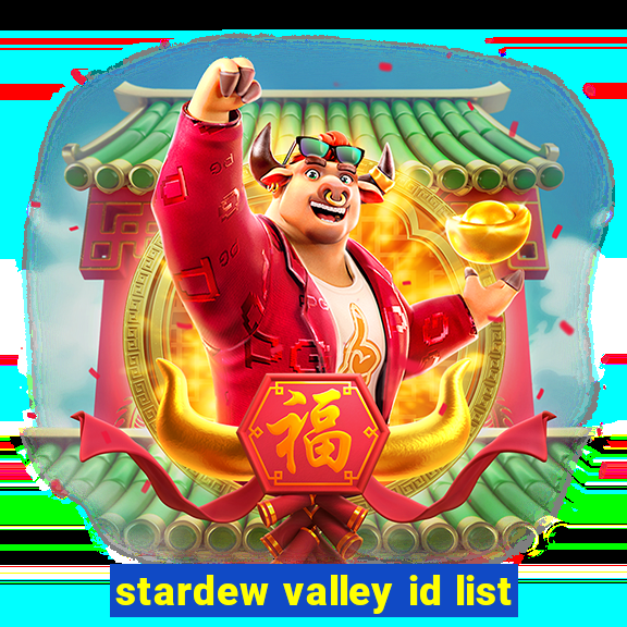 stardew valley id list